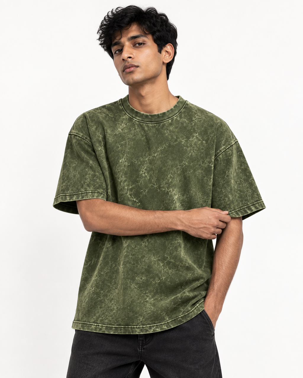 Combat Fade Acid Washed Oversized T-Shirt