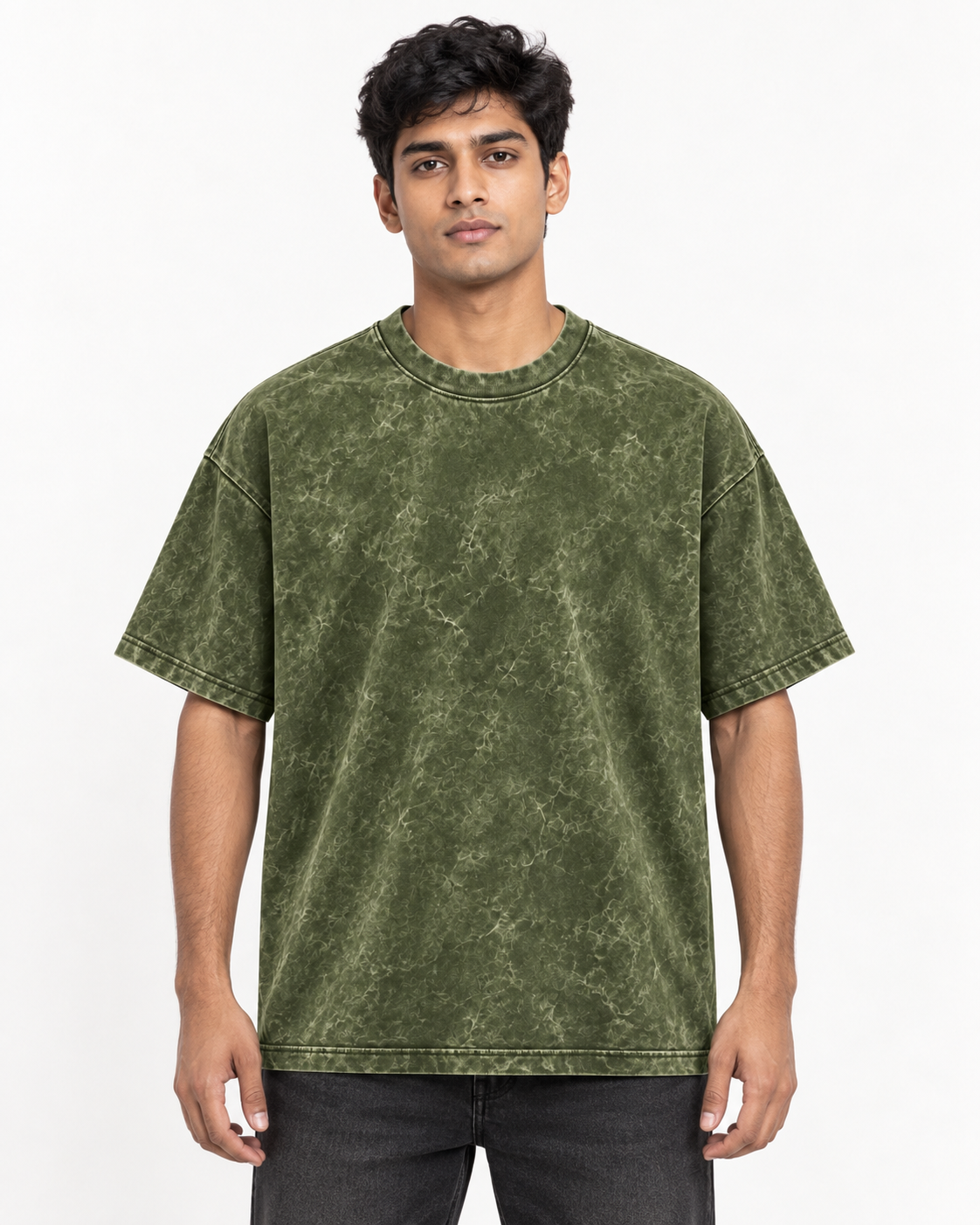 Combat Fade Acid Washed Oversized T-Shirt