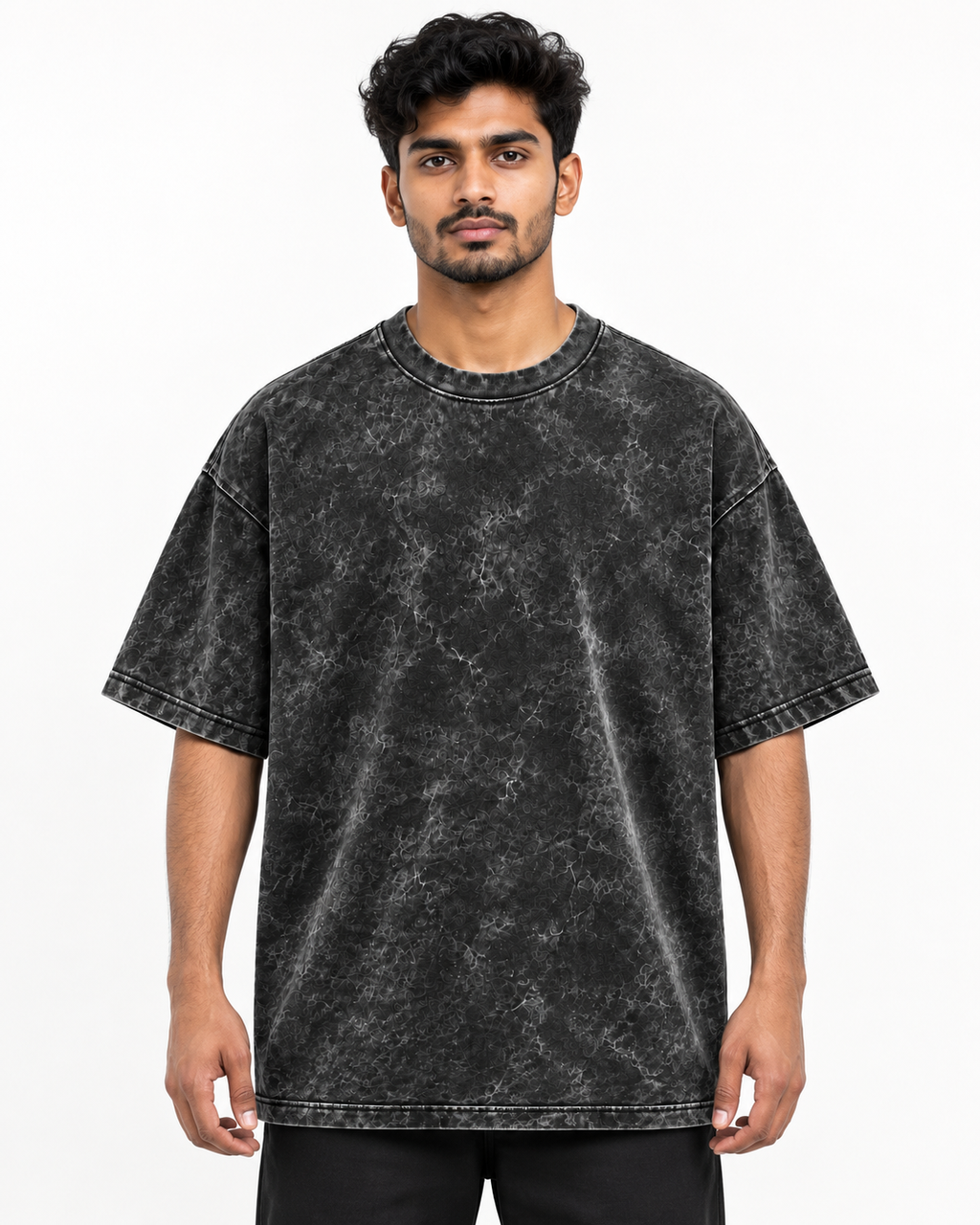 Blackout Fade Acid Washed Oversized T-Shirt