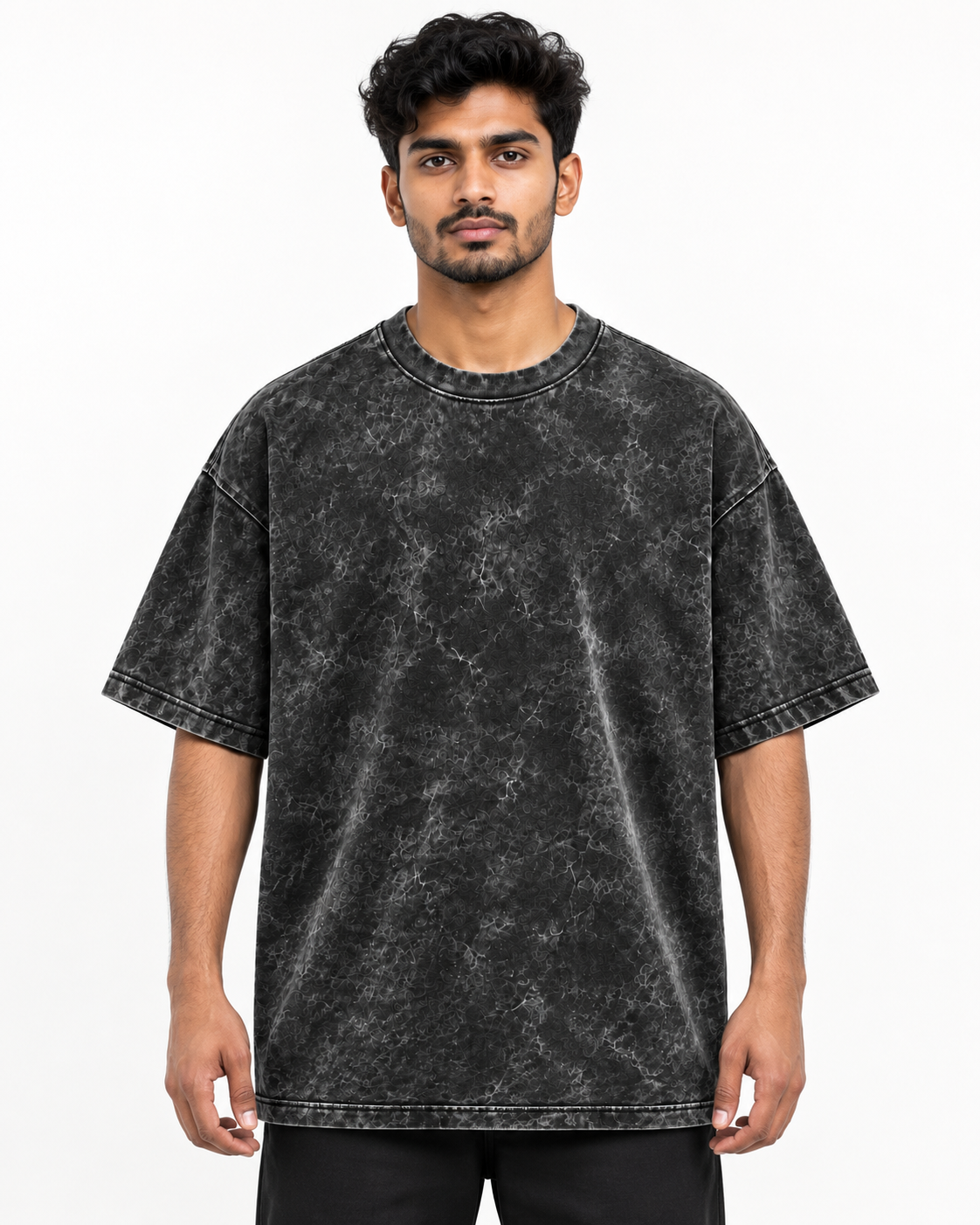 Blackout Fade Acid Washed Oversized T-Shirt