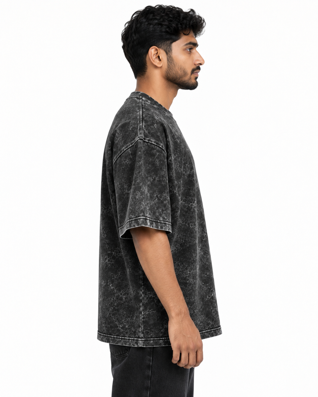 Blackout Fade Acid Washed Oversized T-Shirt