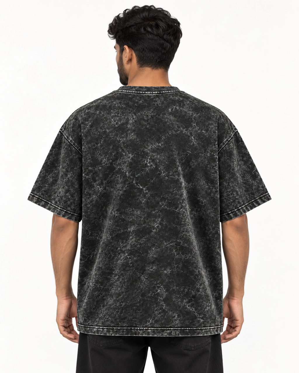 Blackout Fade Acid Washed Oversized T-Shirt