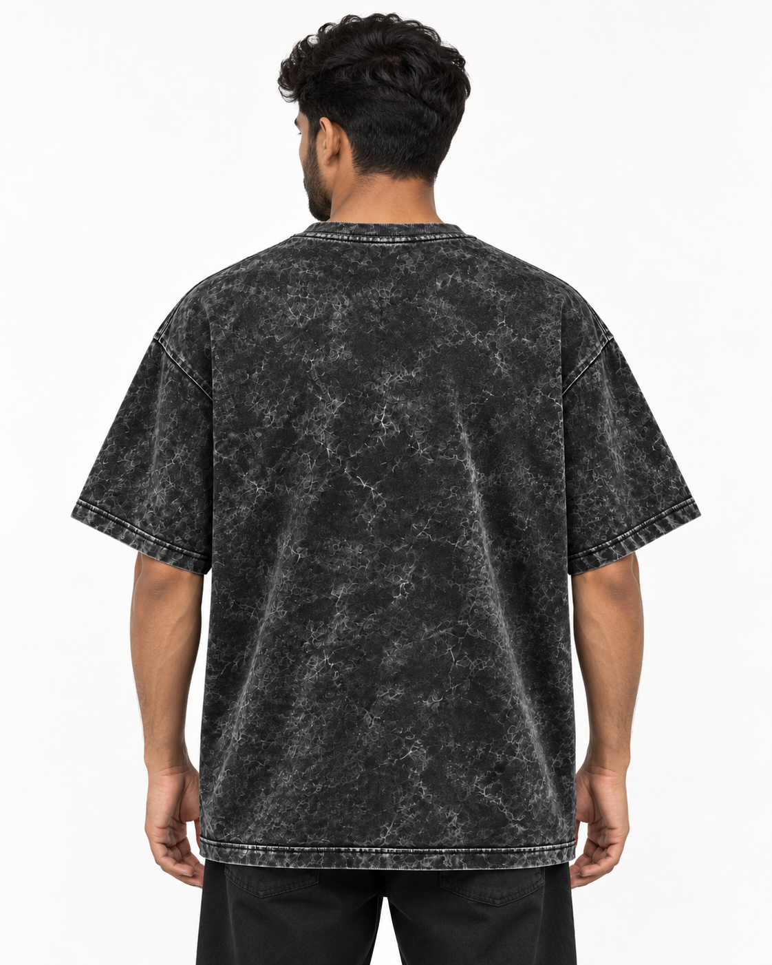 Blackout Fade Acid Washed Oversized T-Shirt