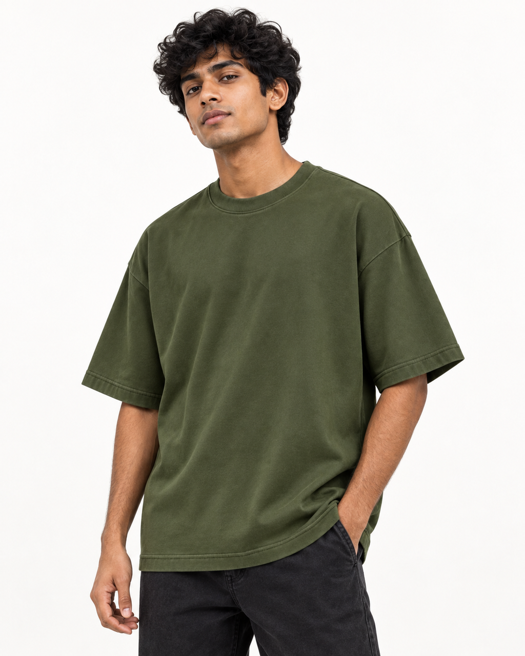 Utility Olive Oversized T-Shirt
