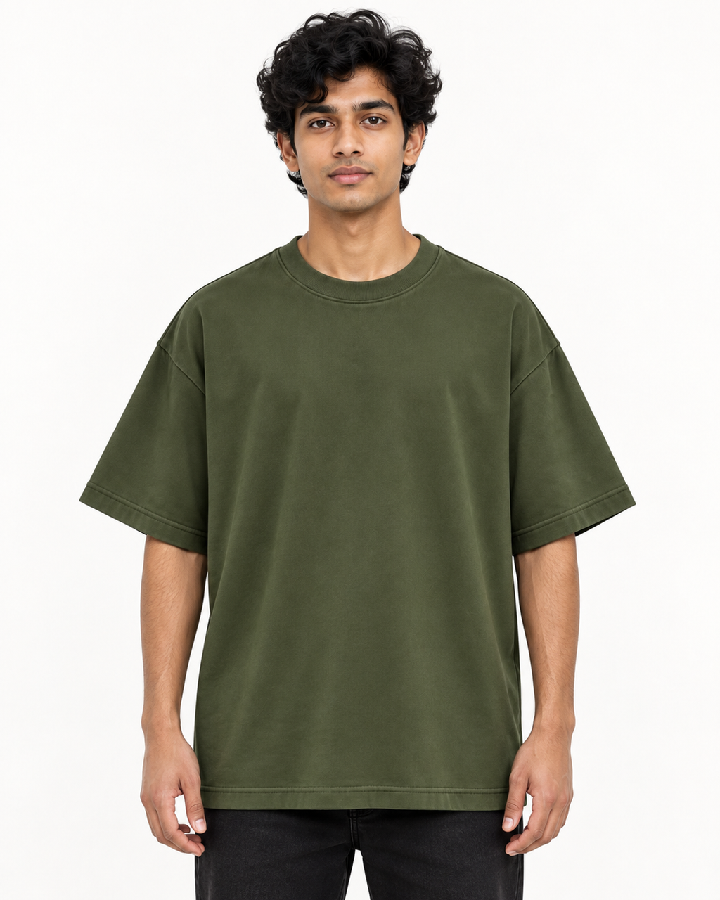 Utility Olive Oversized T-Shirt