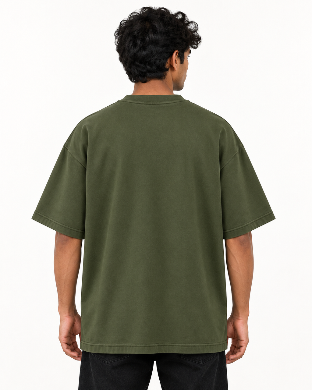 Utility Olive Oversized T-Shirt