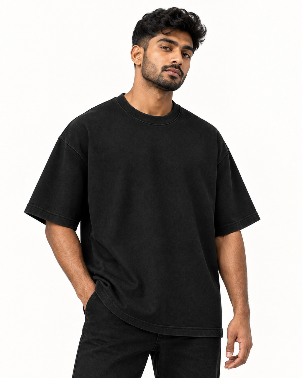 Midnight Black Oversized T-Shirt
