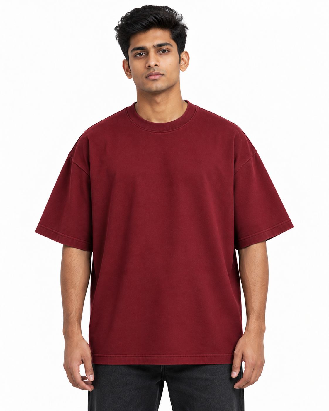 Dark Cherry Oversized T-Shirt