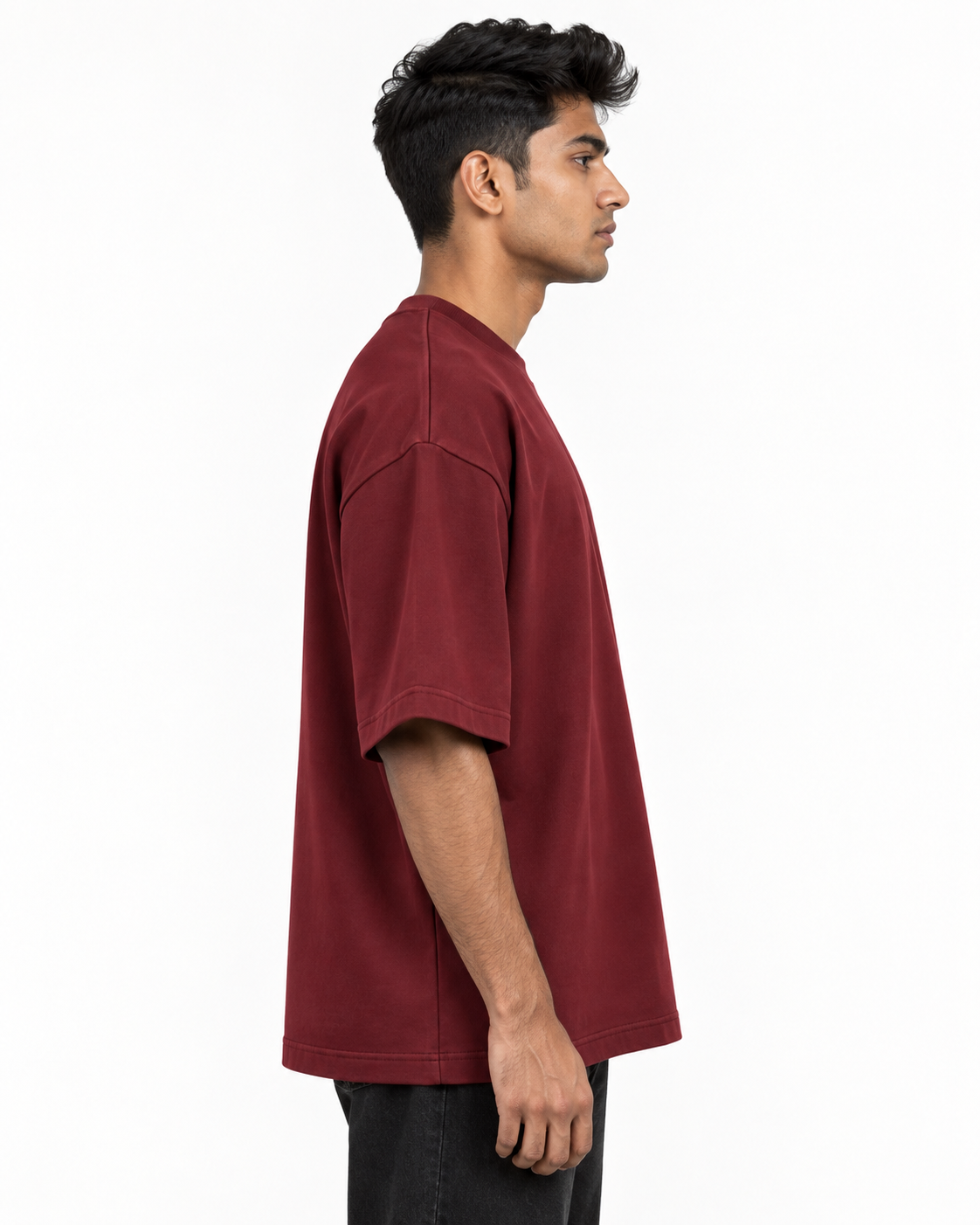 Dark Cherry Oversized T-Shirt