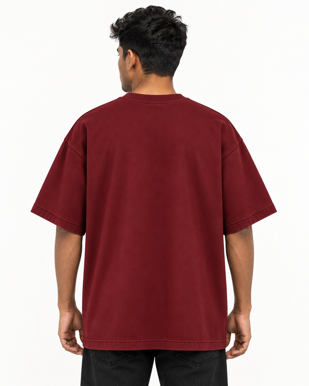 Dark Cherry Oversized T-Shirt