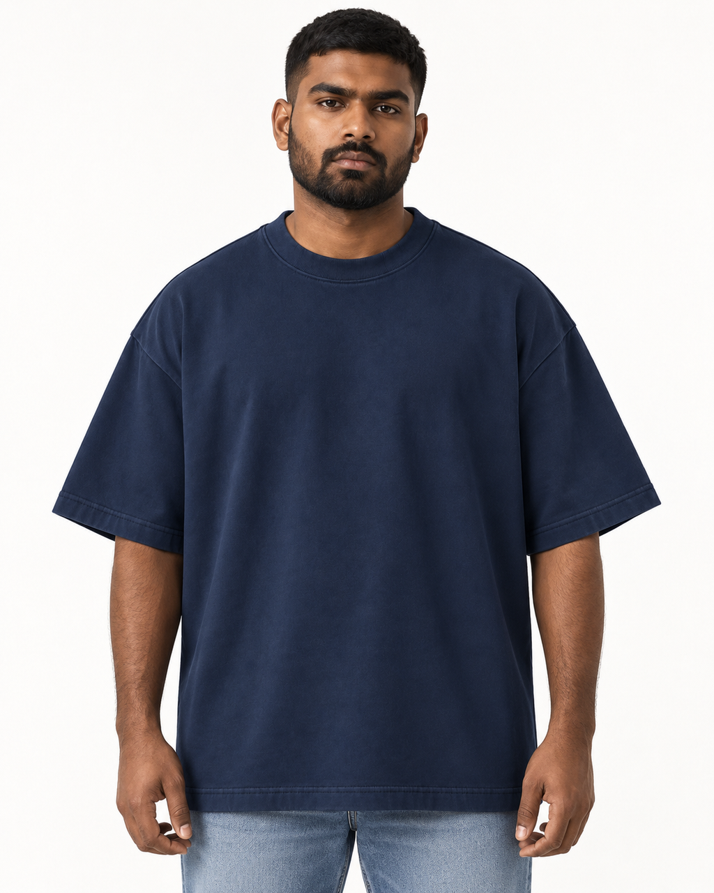 After Hours Navy Oversized T-Shirt