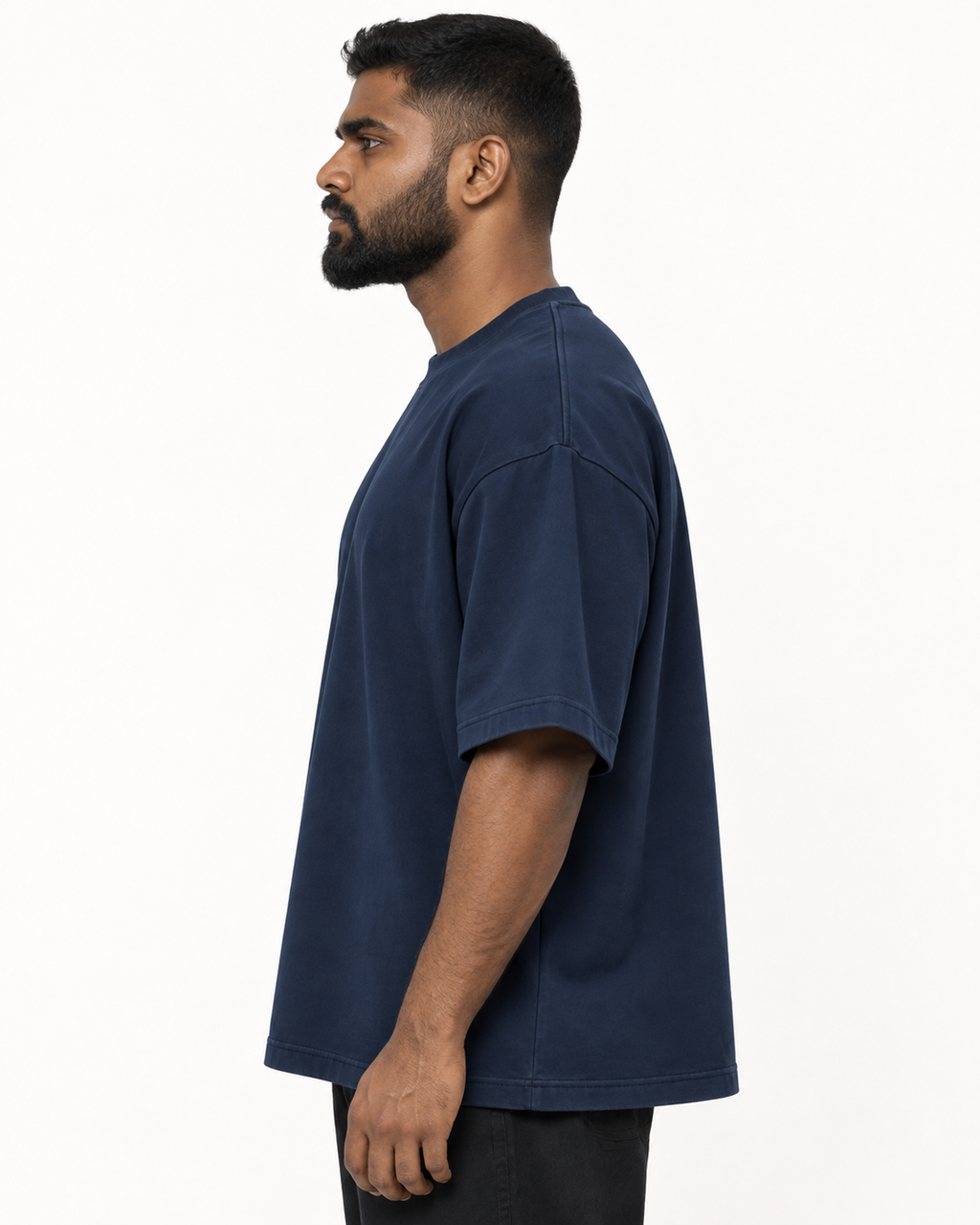 After Hours Navy Oversized T-Shirt