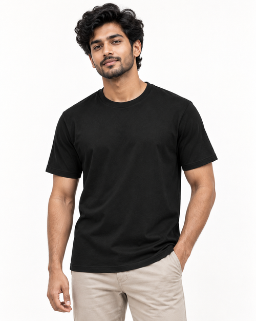 After Dark Black Regular Fit T-Shirt