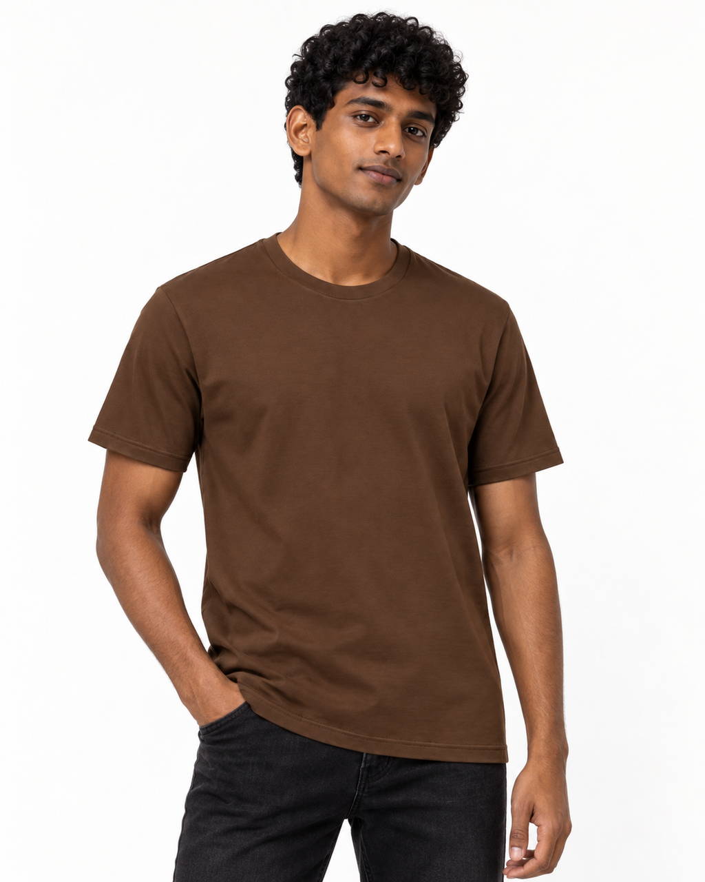 Mocha Ground Regular Fit T-Shirt