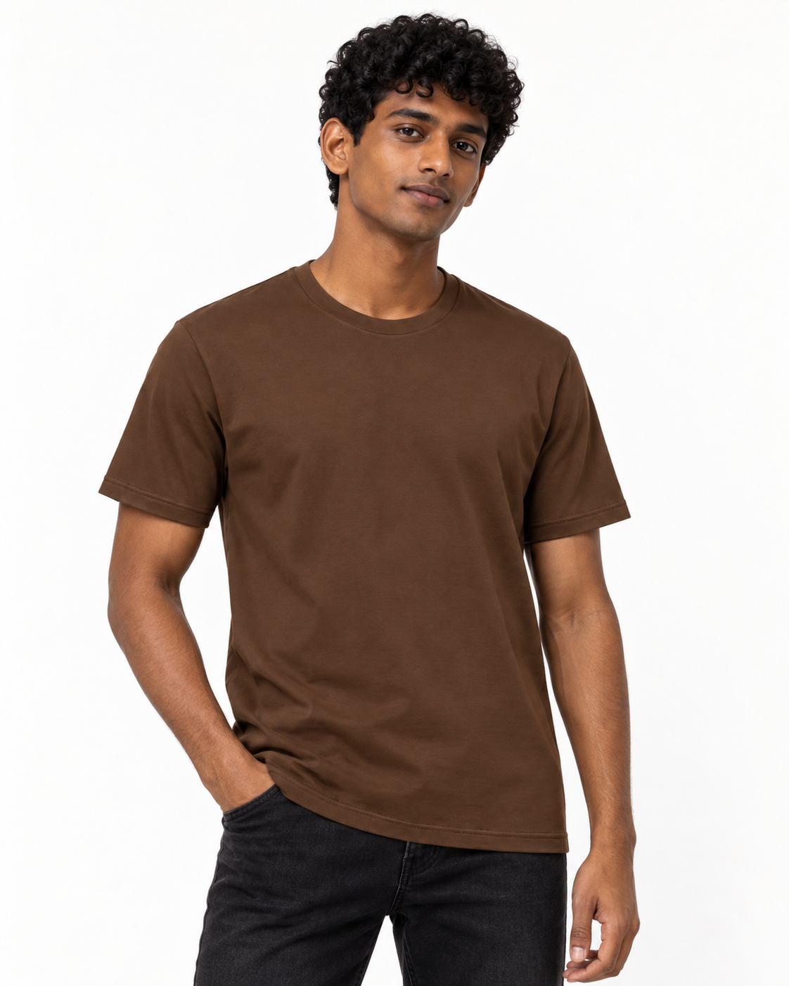 Mocha Ground Regular Fit T-Shirt